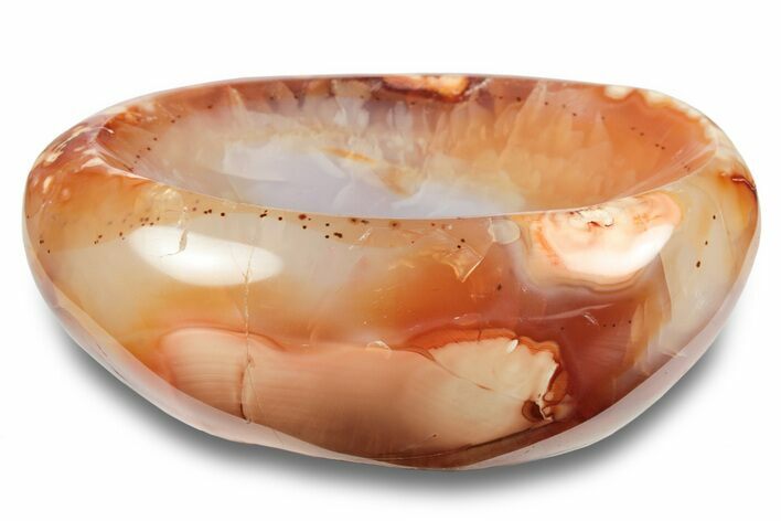 Gorgeous Carnelian Agate Dish - Madagascar #246391